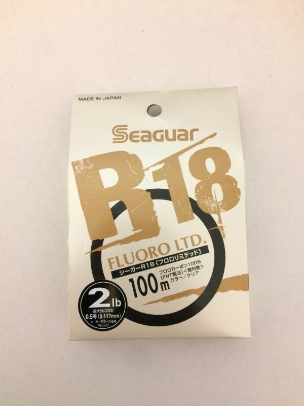 Флюорокарбон Kureha Seaguar R18 FLUORO LTD 100m 2lb 0,117mm (оригинал).JPG